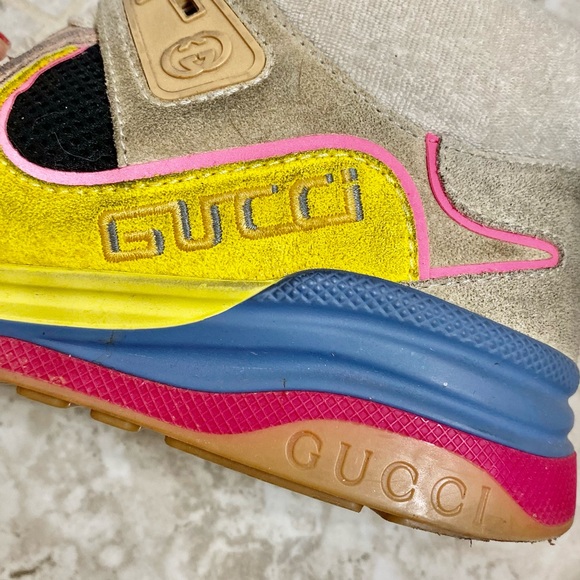Gucci high sneaker MEN 5 WOMEN 7 - Picture 6 of 11